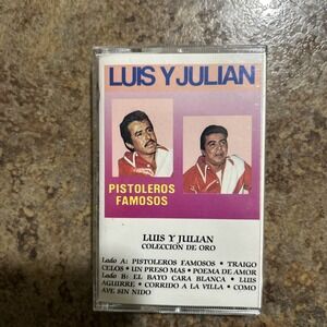 Vintage Cassette Luis Y Julian Pistoleros Famosos 1992 Scorpio Productions